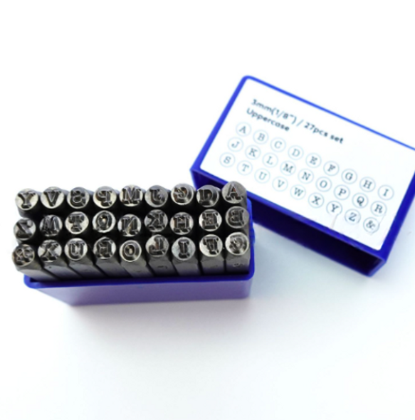 Steel Stamps | Uppercase Letters | Jewelry & Leather Tool | 50625