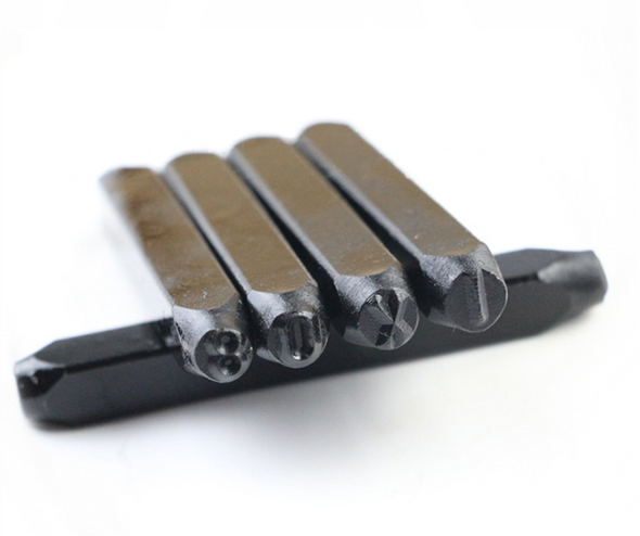 Steel Stamps | 36Pcs Set With Wooden Box | Letters & Numbers | 4mm | 50665