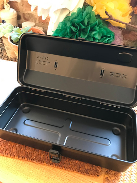Metal Tool Box | Y-350 | 37×16.5×12 cm | Black | 50143