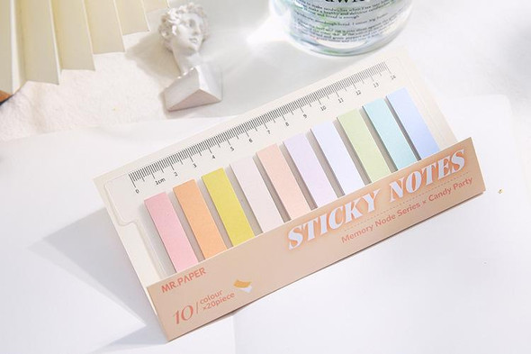 Mr. Paper Index Stickers | Memory Node Series | Note Marking Tabs | Candy Party | 50399
