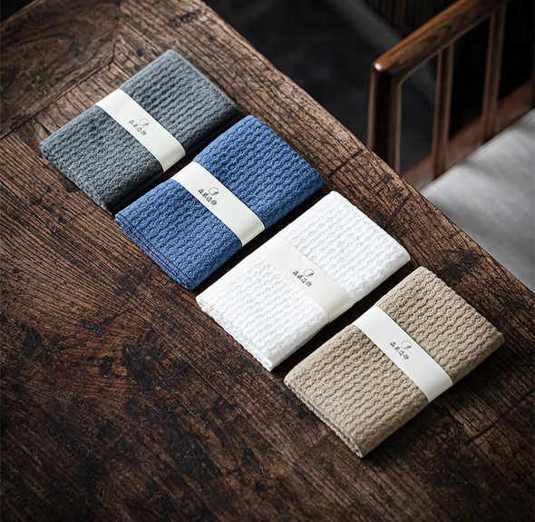 Chinese Tea Cloth | Pure Cotton | Zen Style | Tea Table Towel | Gray Diamond | 50441 Chinese Tea Cloth | Pure Cotton | Zen Style | Tea Table Towel | Gray Diamond | 50441