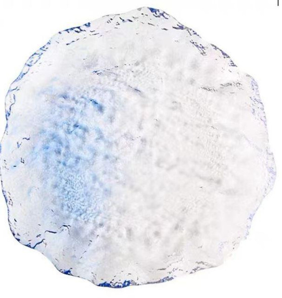 Gradient Glass Plate | Blue | 15Cm | Dessert & Salad Plate | 50583