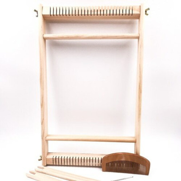 Tapestry Frame Loom with Shuttles, Comb, and Darning Needle | 15x20" | LOOM02