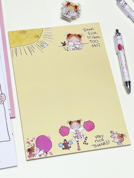 Coco Girl Notepad | Tear-Off Writing Pad | B5 Thick Creative Notebook | Color Pages   | 50386 Coco Girl Notepad | Tear-Off Writing Pad | B5 Thick Creative Notebook | Color Pages   | 50386