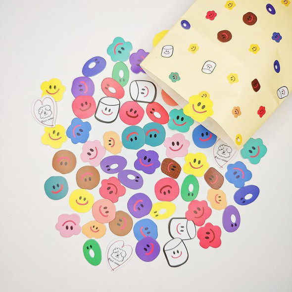 Smiley Face Sticker Pack | Colorful Faces | Decorative Seals | 50781