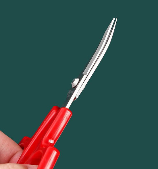 Stainless Steel Embroidery Scissors | Thread Snip | Red Handle | 50658