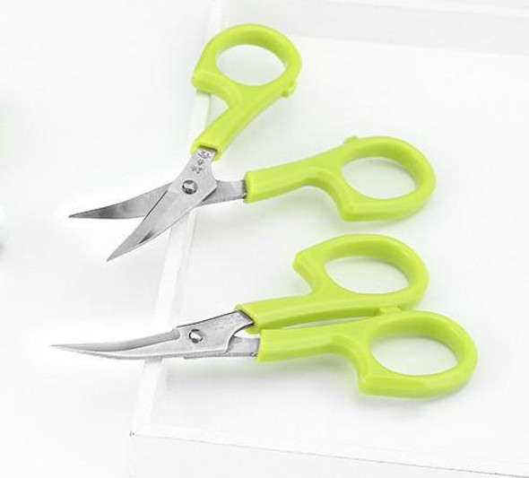 Tufting Curved Embroidery Scissors | 5.5" Green Handle | 50657