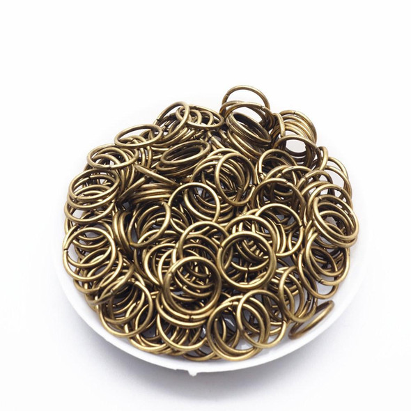 Jump Rings | Base Metal | Antique Green | 0.8x5mm OD | 200pcs