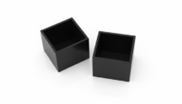 Jewelry or Earring Gift Box 5 x 5 cm | Black | JB005b
