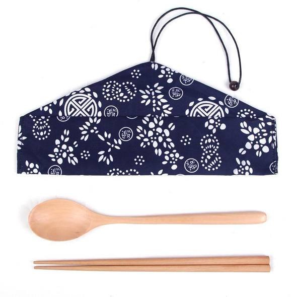 Wooden Chopsticks & Spoon Set | Natural Wood Finish | 24708
