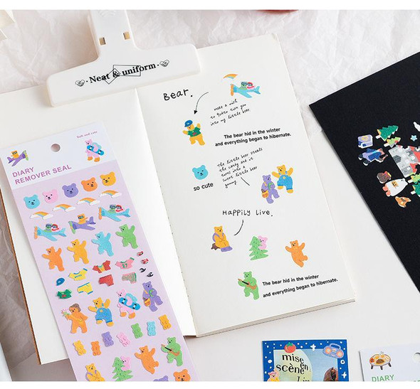 Holographic Bear Stickers | Soft and Cute | 50824
