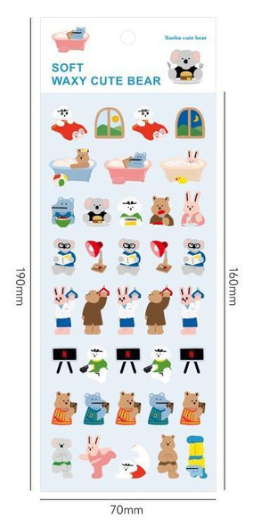 Holographic Bear Stickers | Student Cute Bear | 50828