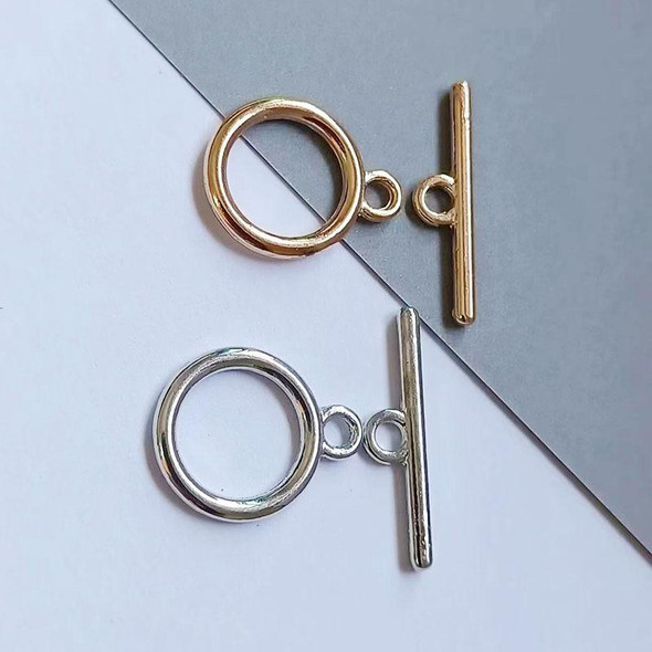 Ot Clasp Set | Silver Plated | Sold By 1 Set | 250123