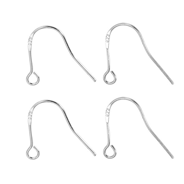 Sterling Silver Plated Ear Hook | Sold By 20Pcs | 250111