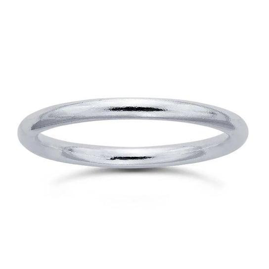 Sterling Silver Stackable Round Band Ring | Width: 2mm | Size 8 | | sold by Each | 6835448