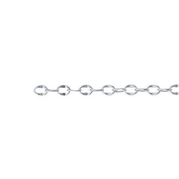 Sterling Silver 2mm Dapped Cable Chain| Sold By CM | Bulk Discount | 614393B