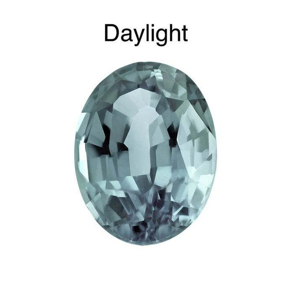Lab-Grown Alexandrite Gemstone | Oval Faceted | 5 x 3mm | 78271