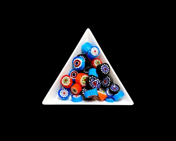 Fusing Glass Botton | Flower Mix | 90 COE | 10g