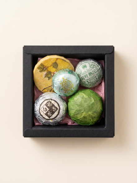 Pu-erh Mini Tea Cake Assortment | 5 Flavours | TGP04A