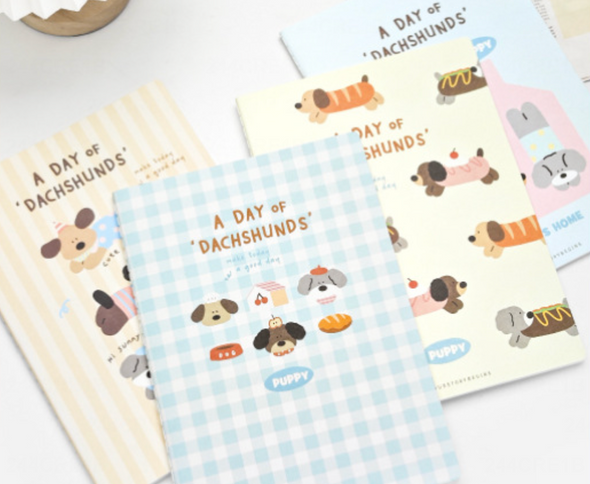 Cute B5 Stitched Notebook | Lined Pages | 6954041400012 (Random Style)