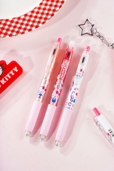 Press Ball Point Pen | 0.5Mm Black Ink | Hello Kitty | 6936827865949