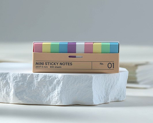 Kingjet Mini Writable Index Tabs - Pastel  Kj-01B043 | 6978982660014