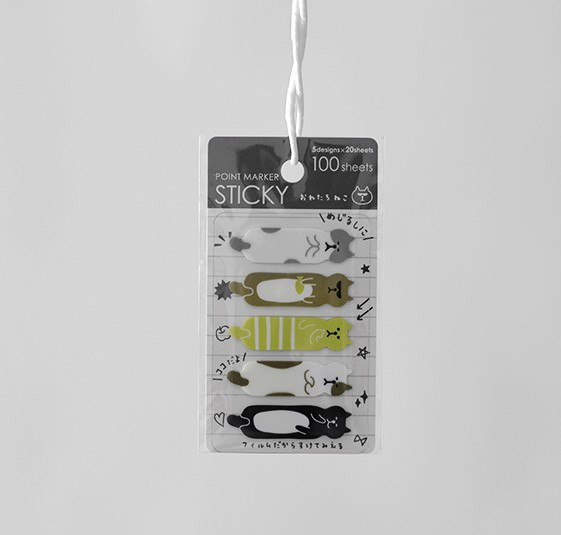 Kyowa Cat Sticky Tabs | 4969757139868