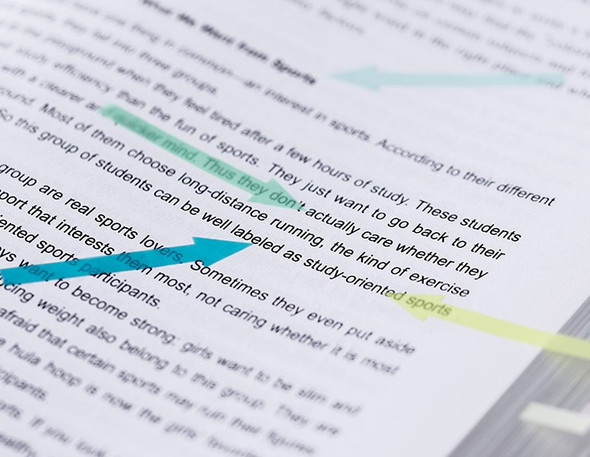 Kingjet Writable Index Tabs - Green Arrows | 6978982660236