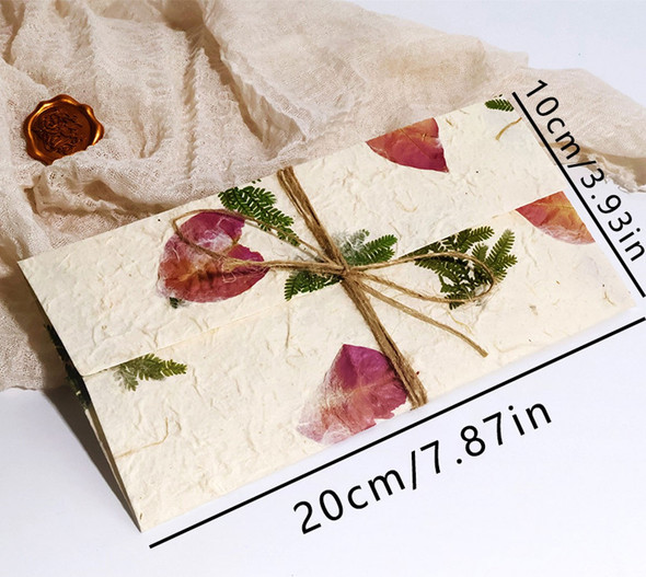 Pressed Flora Paper Envelope 20 X 10cm | H2604066