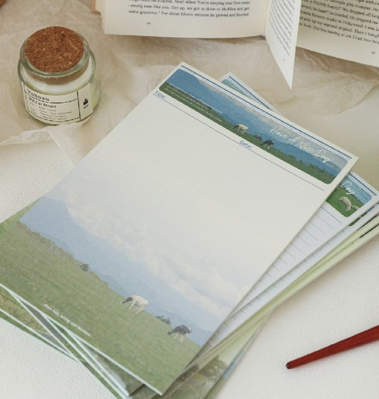 Sketch/Note Pad | Green Pasture Grazing 69779370336751