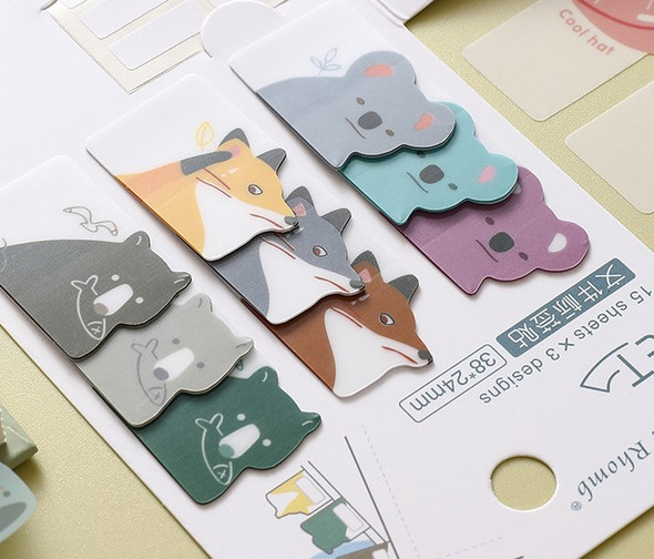 Reusable PET Index Tabs |  Forest Friends | 6977607242185