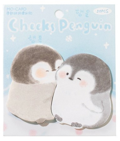 Stacked Sticky Notes | Cheeks Penguin | 6937046283712