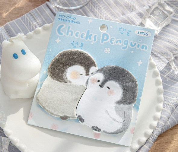 Stacked Sticky Notes | Cheeks Penguin | 6937046283712