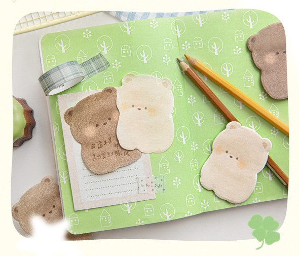 Stacked Sticky Notes | Cling Bears | 6937046283682
