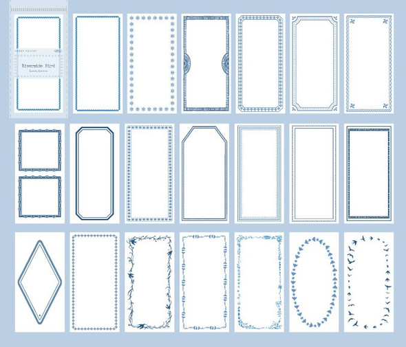 Candy Poetry Note Pads | Riverside Bird | White Kraft & Herbal Paper | 6978422075538