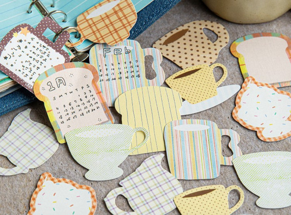 Kraft Paper Stickers | Cupcakes & Bread | 6978422076245