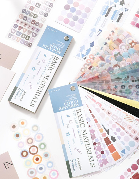 Functional Journal Decorative Sticker Set | Morandi Colour | 6941776320906