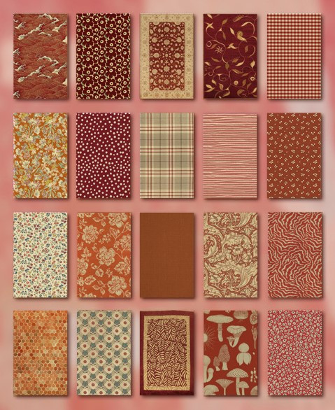 Retro Cloth Material Paper Collection | Desert Sunset | 60 Sheets | H2604253