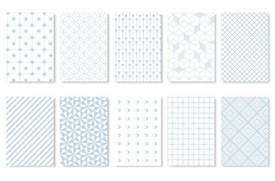 Sweetness Material Paper Set | Blueberry Sago | 50 Sheets | 6972476945724