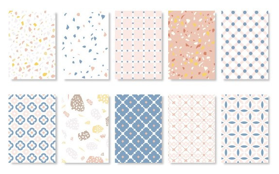 Sweetness Material Paper Set | Blue Curacao | 50 Sheets | 6972476945731