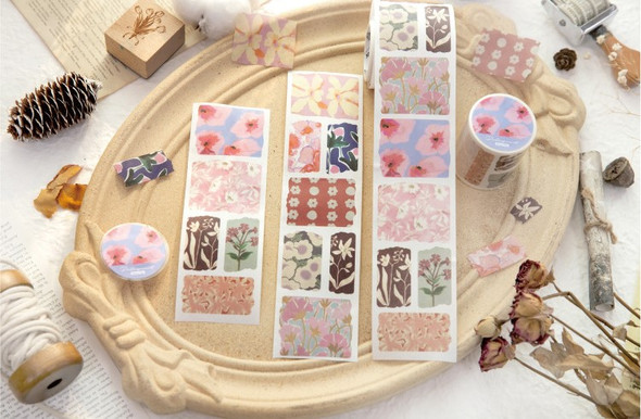 Muguang Washi Die-Cut Tape | Spring Slumber | 6936718009711