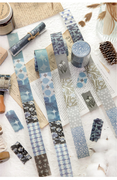 Muguang Washi Die-Cut Tape | Blue Dreams | 6936718009742