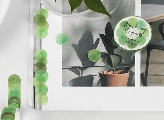 Washi Round Candy Stickers | Matcha | 6921345253088
