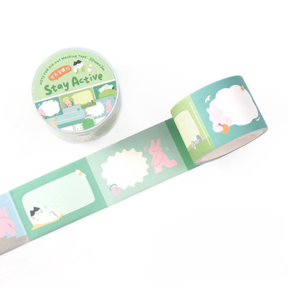 Note For Washi Sticker Tape | Stay Active | 6937542022037