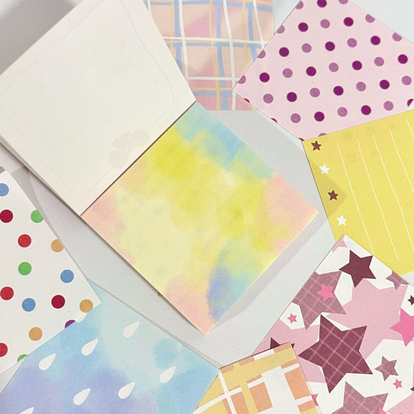 Paper Assortment | Journal Making | Scrapbooking | Collage| 5x5cm 100 Sheets | H2604296