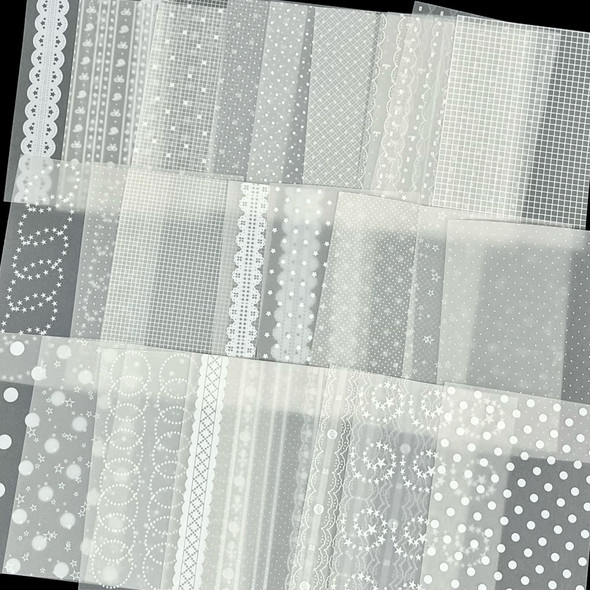 Translucent Paper Assortment | Journal Making | Scrapbooking | Collage| 32 Sheets | 7x10.4cm | H2604300