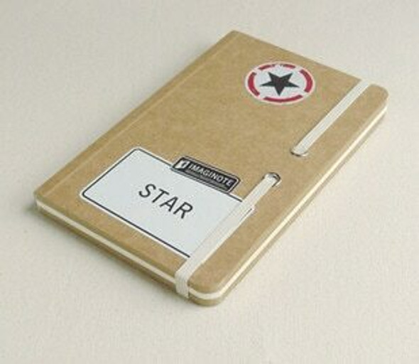 Road Signs "Star" Sketchbook | 18.5x12cm | 256 Brown & White Pages | JI0005