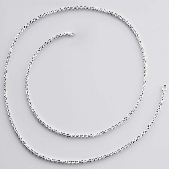925 Sterling silver 1mm Cable Chain | Sold by Ft | 61309850