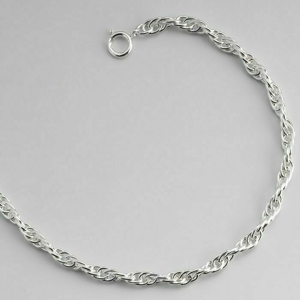 925 Sterling silver 2.1mm Double Rope Chain, 18"" |Sold by Pc | 63234318