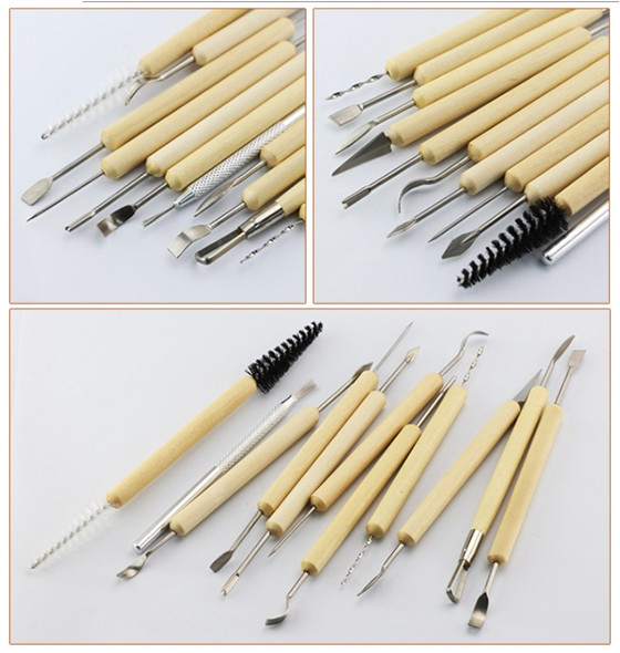 11x Pottery Sculpting Tools Ceramic Clay Carving Tools Set For Beginners